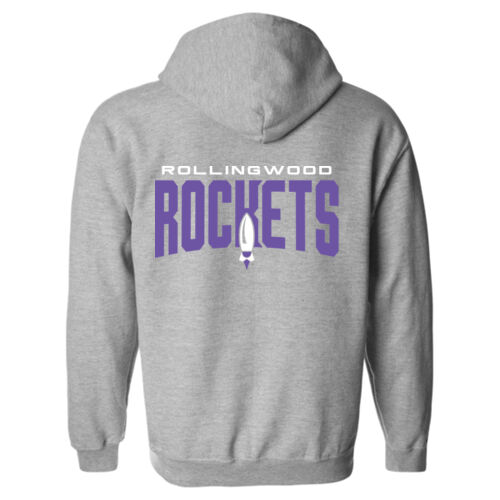 PRINTED - Adult Gildan Unisex Heavy Blend™ Full-Zip Hooded Sweatshirt Thumbnail